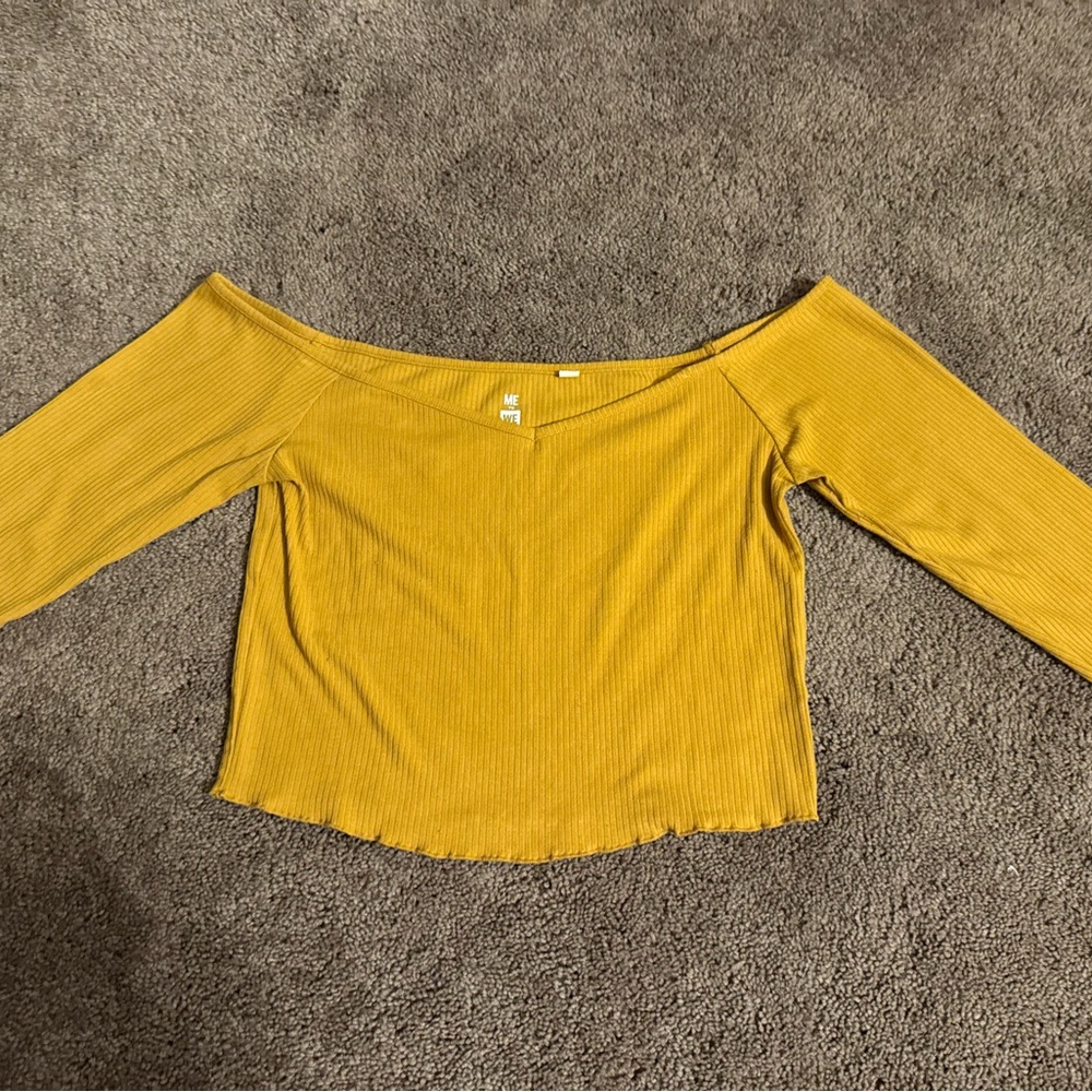 PacSun Yellow Long Sleeve Tee